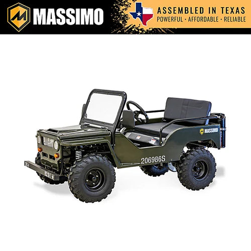 125cc Mini Jeep | Willys Edition | 3-Speed | Off Road | Gasoline Engine