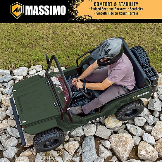 125cc Mini Jeep | Willys Edition | 3-Speed | Off Road | Gasoline Engine