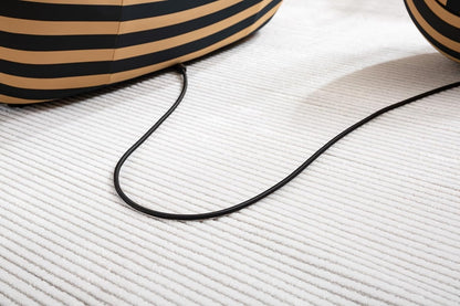 Barrel Chair with Ottoman