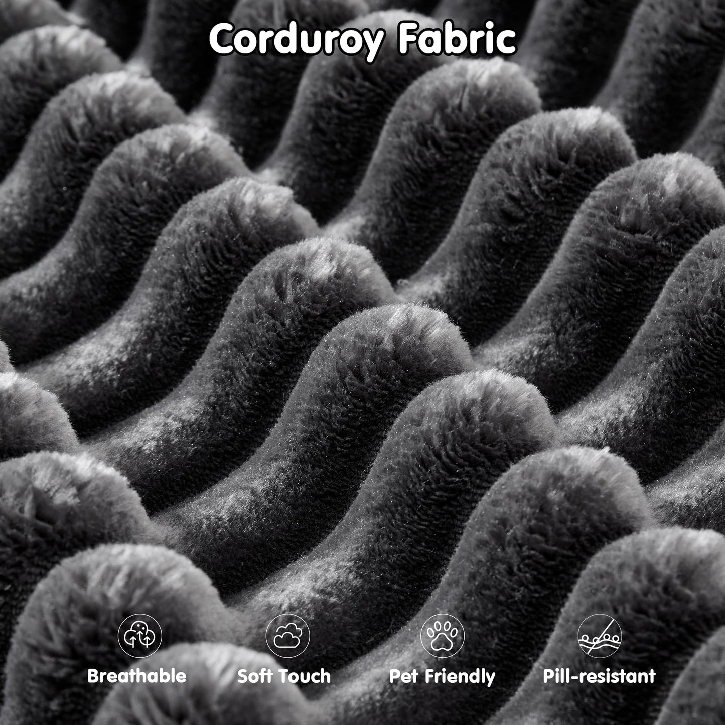 104" / 265CM L-Shape Modular Couch with Chaise, No Assembly Required