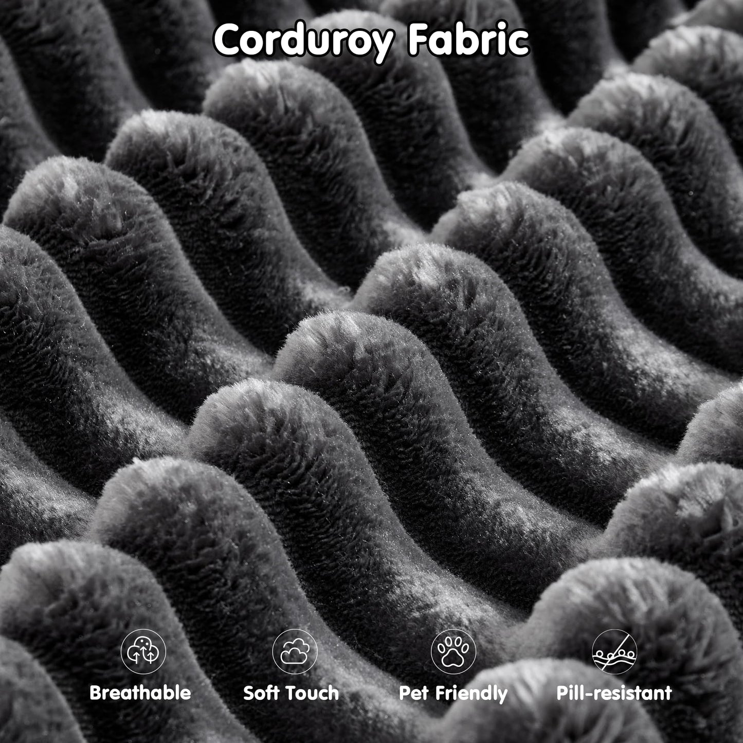 104" / 265CM L-Shape Modular Couch with Chaise, No Assembly Required