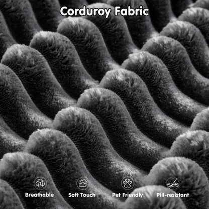 104" / 265CM L-Shape Modular Couch with Chaise, No Assembly Required