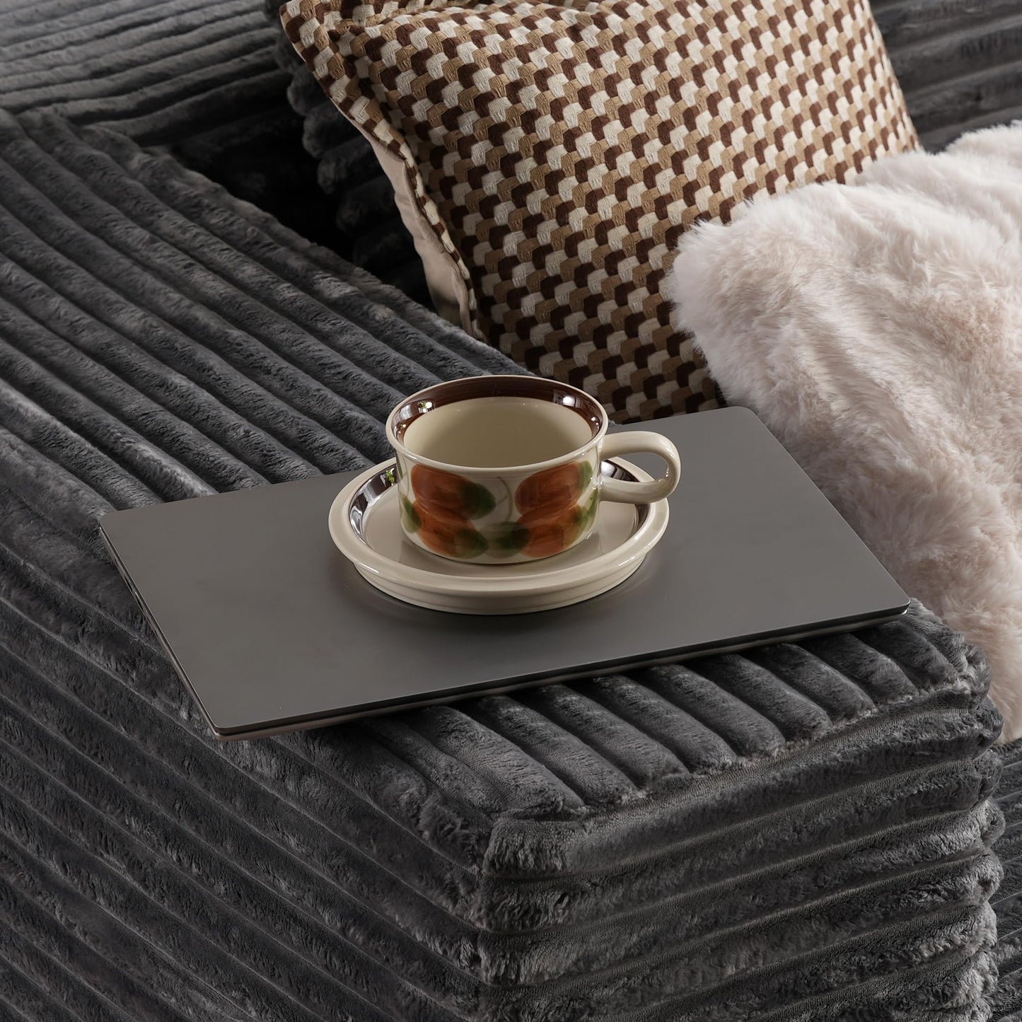 104" / 265CM L-Shape Modular Couch with Chaise, No Assembly Required